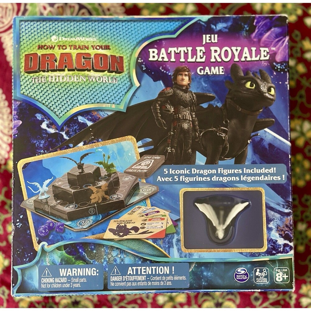How to Train Your Dragon Hidden World Jeu Battle Royale Board Game New Sealed